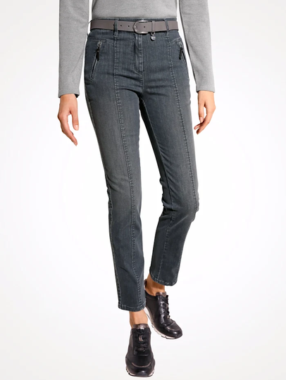 Jeans Toni Mörkgrå