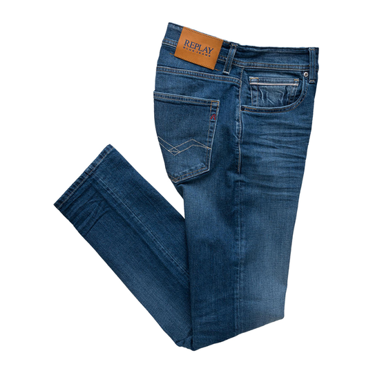 Replay - Jeans - Blå - Herr - Storlek: W32 L32,W30 L32,W36 L32,W34 L34,W33 L32,W31 L32,W32 L34,W36 L34,W33 L34,W34 L32,W38 L34,W40 L34