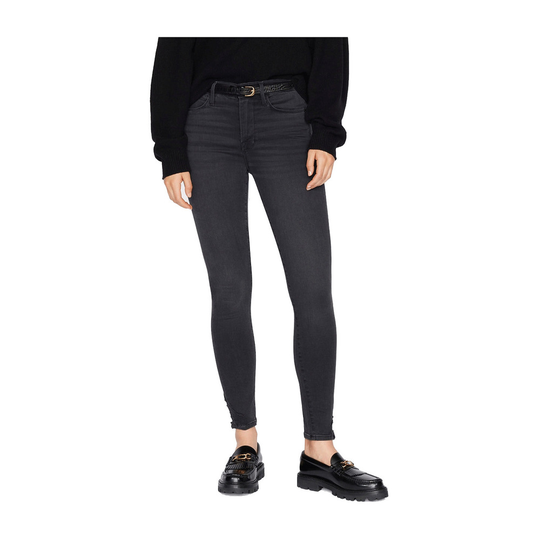 Frame - Skinny Jeans - Svart - Dam - Storlek: W25