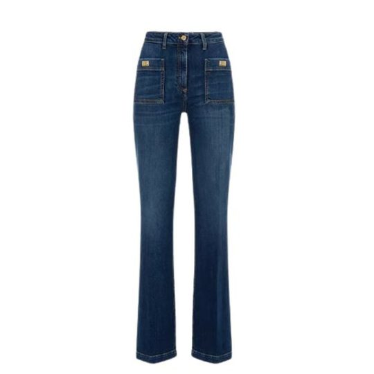 Elisabetta Franchi - Jeans - Blå - Dam - Storlek: W29,W25,W27,W26,W30,W28
