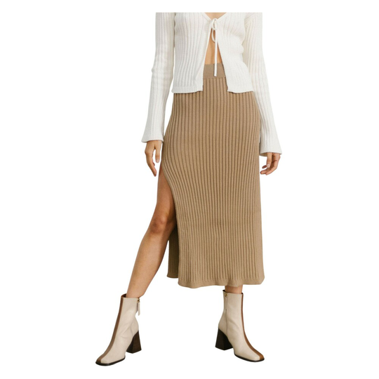 Alohas - Midikjolar - Beige - Dam - Storlek: 2Xl,Xl,L,M,S,Xs