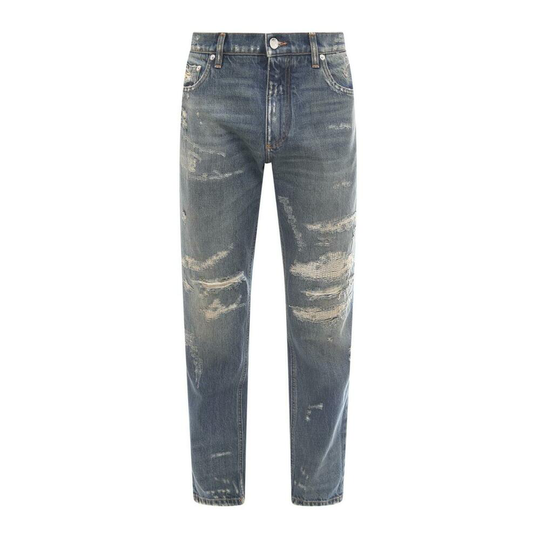 Dolce & Gabbana - Jeans - Grå - Herr - Storlek: XS