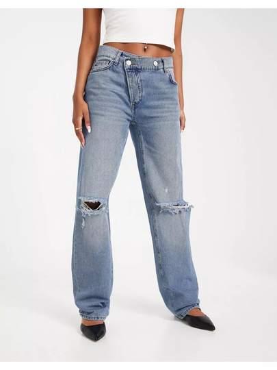 Envii Enbeth Jeans 6856 Ripped jeans Light Blue