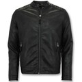 Skinnjackor Enos Imitation Skinnjacka Biker Jacket