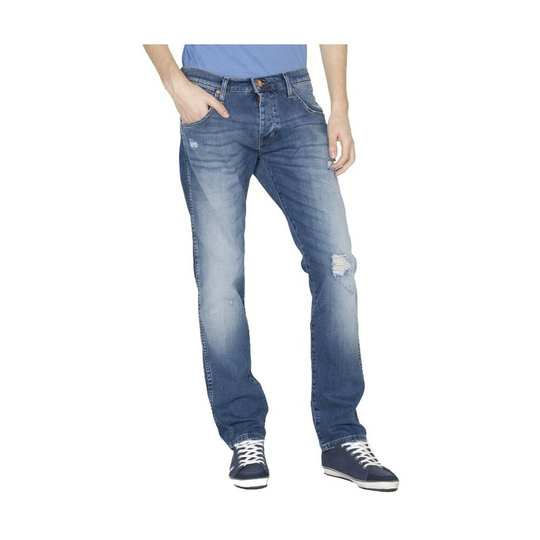 Wrangler - Baggy Jeans - Blå - Herr - Storlek: W38