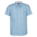 Skjortor med korta ärmar Tommy Jeans TJM SHORTSLEEVE DOBBY SHIRT