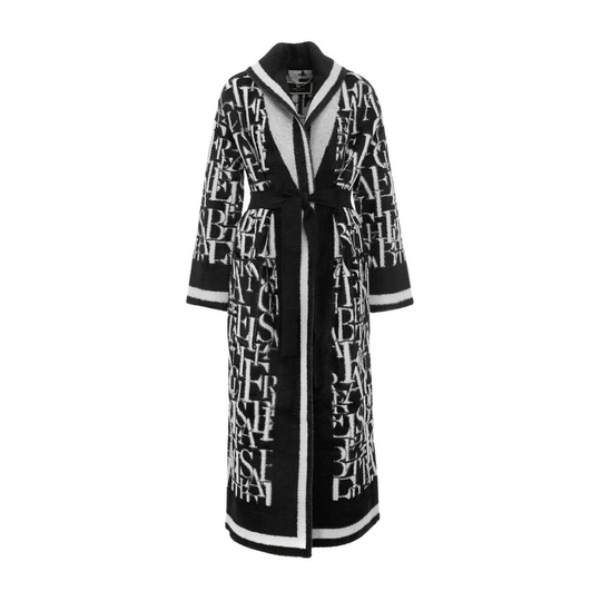 Elisabetta Franchi - Capes och Ponchos - Svart - Dam - Storlek: S,Xs,2Xs