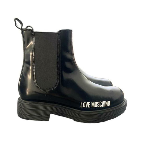 Love Moschino - Jodhpurs - Svart - Dam - Storlek: 39 Eu,36 Eu,41 Eu,38 Eu,40 EU