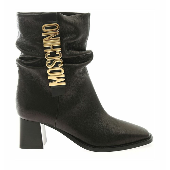 Moschino - Högklackat - Svart - Dam - Storlek: 35 EU