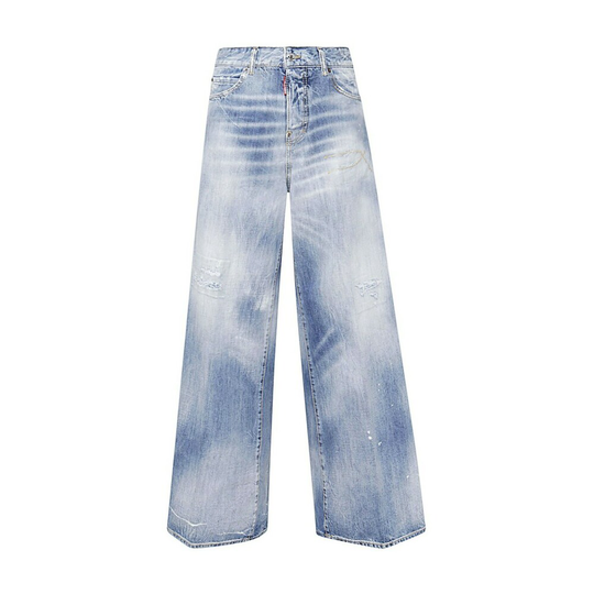 Dsquared2 - Boyfriend Jeans - Blå - Dam - Storlek: S,Xs,2Xs