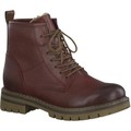 Skor Marco Tozzi Booties Low Heels Vino Ant Comb