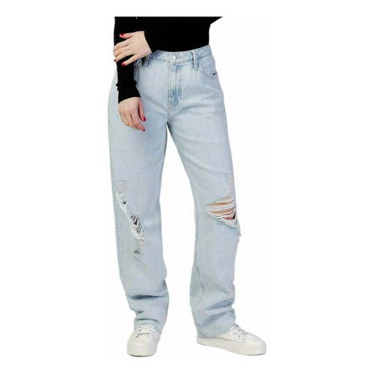 Calvin Klein Jeans - Straight - Blå - Dam - Storlek: W31,W32,W24,W29,W26,W25,W27,W30,W28