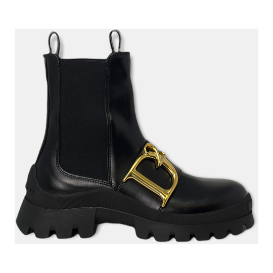 Dsquared2 - Boots - Svart - Dam - Storlek: 38 Eu,39 EU