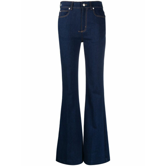 Alexander McQueen - Flare Jeans - Blå - Dam - Storlek: W28,W29