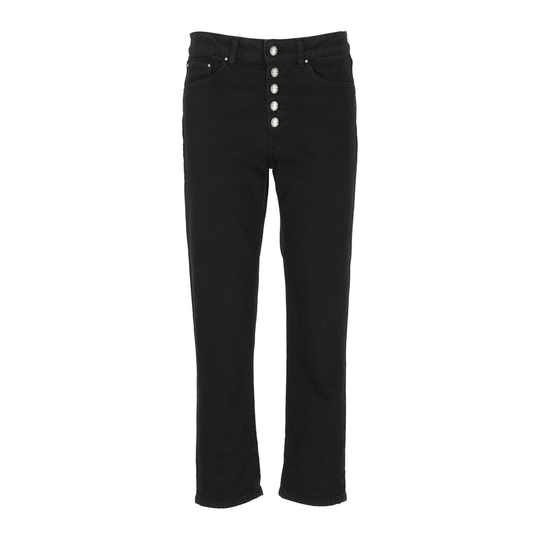 Dondup - Boyfriend Jeans - Svart - Dam - Storlek: W29,W25,W26