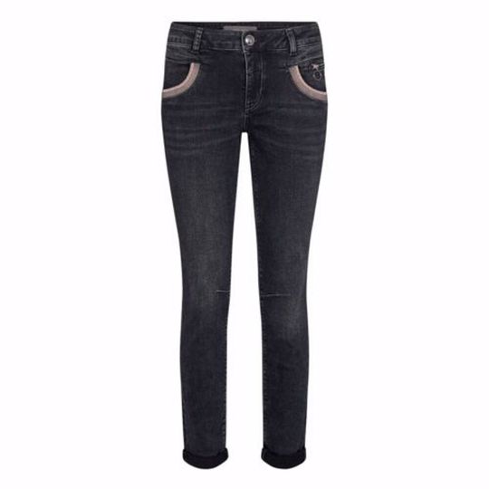 MOS Mosh - Skinny Jeans - Grå - Dam - Storlek: W31,W32,W24,W33,W29,W26,W25,W27,W30,W28