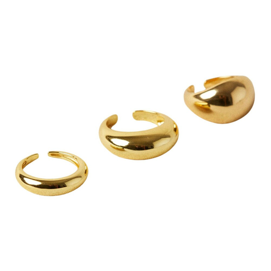 Alohas - Ringar - Gul - Dam - Storlek: ONE Size