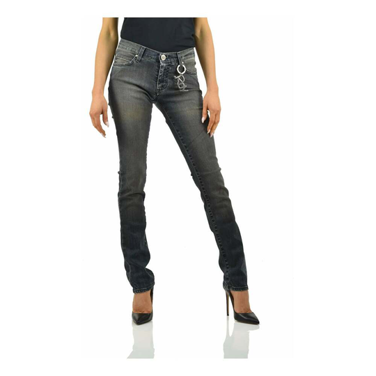 Roy Roger's - Skinny Jeans - Grå - Dam - Storlek: W26
