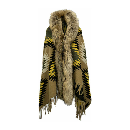 Bazar Deluxe - Capes och Ponchos - Brun - Dam - Storlek: ONE Size