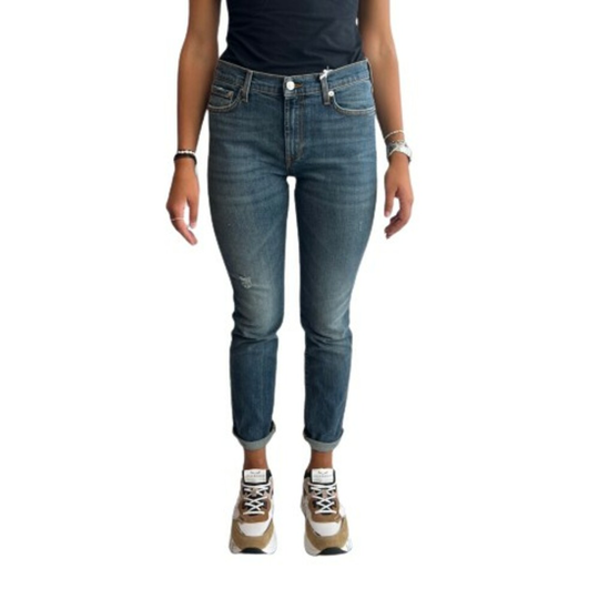 Roy Roger's - Boyfriend Jeans - Blå - Dam - Storlek: W29,W32,W30,W31,W34,W33