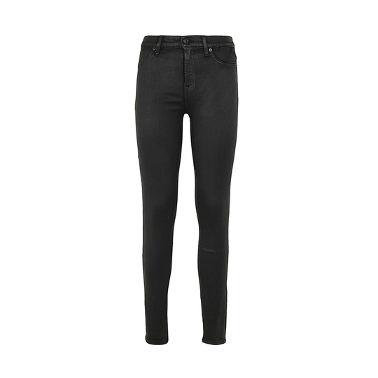 7 For All Mankind - Skinny Jeans - Svart - Dam - Storlek: W27,W25,W26,W32,W30,W28