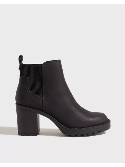 Only Shoes Onlbarbara Heeled Bootie Noos Stövletter Svart