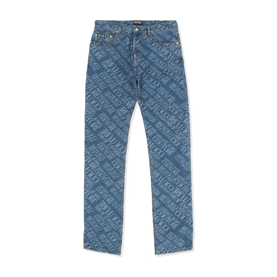 Versace Jeans Couture - Baggy Jeans - Blå - Herr - Storlek: W33,W36