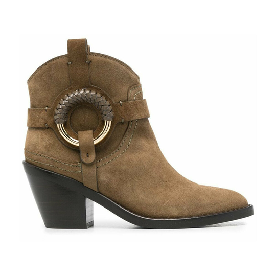 Chloé - Jodhpurs - Grön - Dam - Storlek: 35 Eu,38 Eu,40 Eu,36 Eu,38 1/2 Eu,39 Eu,37 Eu,37 1/2 EU