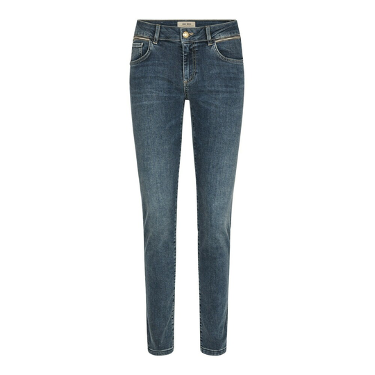 MOS Mosh - Skinny Jeans - Blå - Dam - Storlek: W24,W33,W31,W29,W27,W32,W26,W30,W28,W25