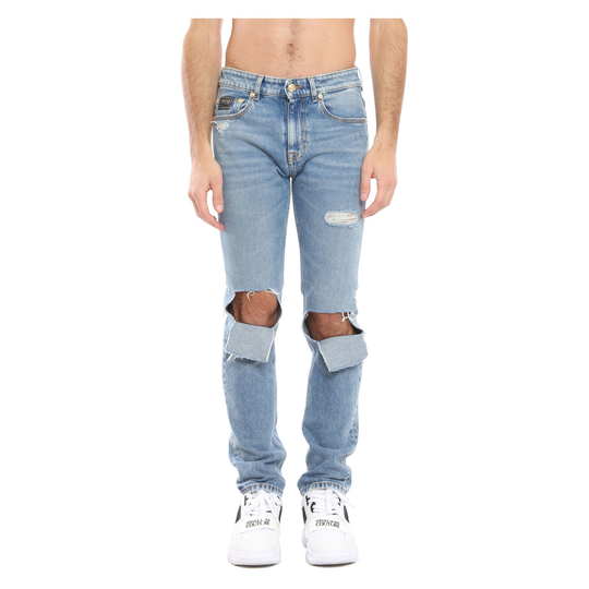 Versace Jeans Couture - Jeans - Blå - Herr - Storlek: W33,W30,W32