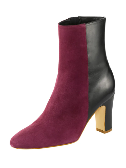 Stövletter Tvåfärgade Alba Moda Svart/Fuchsia