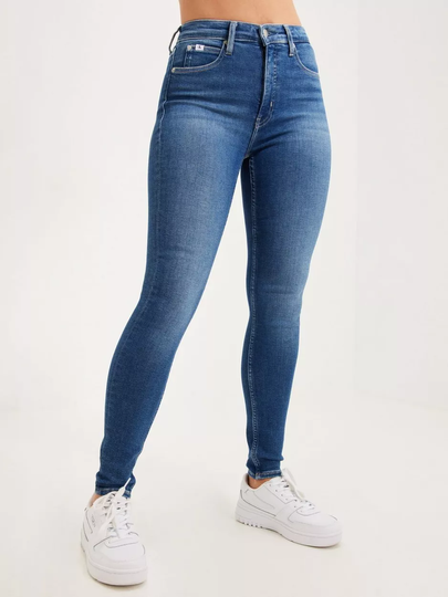 Calvin Klein Jeans - High waisted jeans - Denim - High Rise Super Skinny Ankle - Jeans