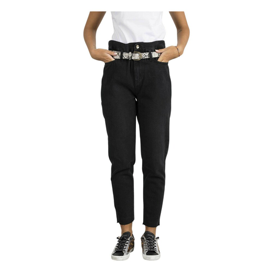 Liu Jo - Boyfriend Jeans - Svart - Dam - Storlek: W30