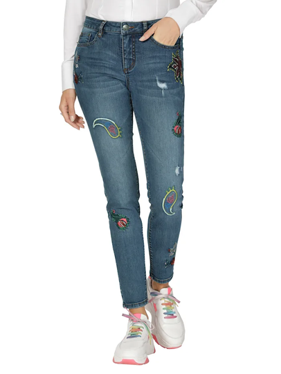 Jeans med paljetter AMY VERMONT Blå