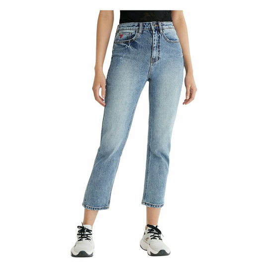 Desigual - Jeans - Blå - Dam - Storlek: Xl,M