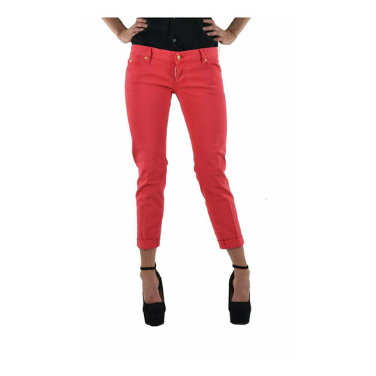 Dsquared2 - Skinny Jeans - Röd - Dam - Storlek: M,S