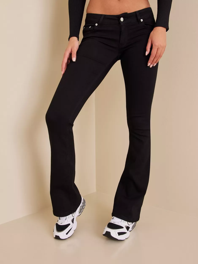 NLY Trend - Flare jeans - Svart - Low Waist Bootcut Jeans - Jeans