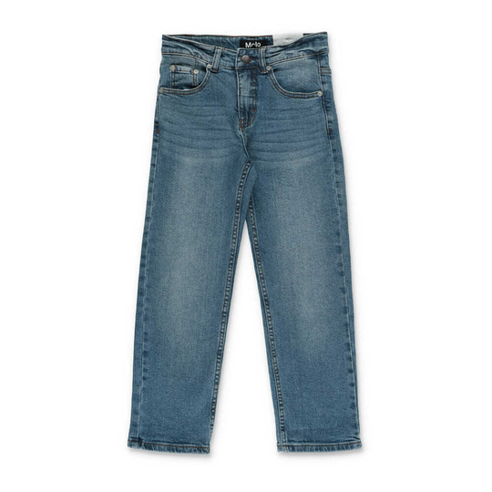 Molo - Jeans - Blå - Unisex - Storlek: 104 Cm,98 Cm,128 Cm,164 Cm,140 Cm,176 Cm,116 CM