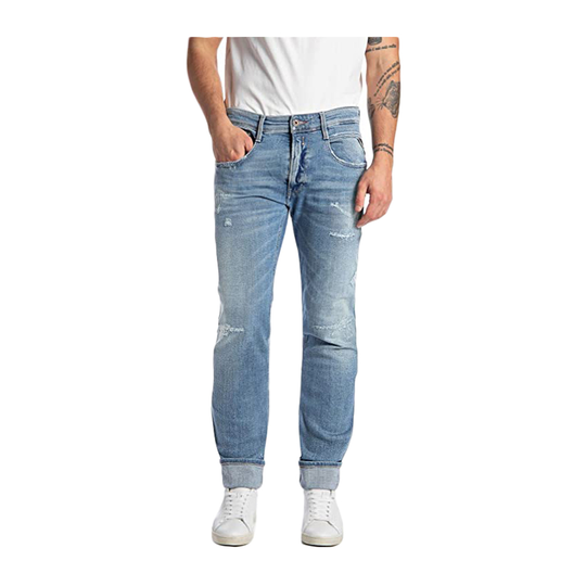 Replay - Jeans - Blå - Herr - Storlek: W36 L32,W30 L32,W31 L32,W34 L32,W33 L32,W32 L32