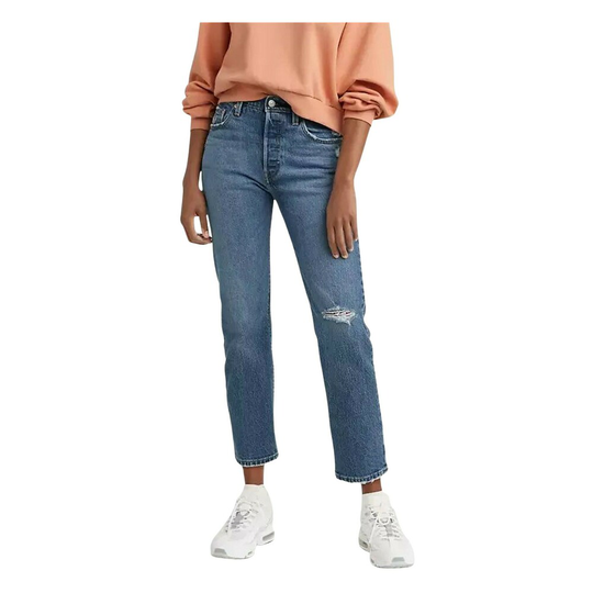 Levi's - Boyfriend Jeans - Blå - Dam - Storlek: W29,W26,W27,W30