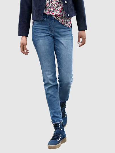Jeans i klassisk modell Dress In Blue bleached