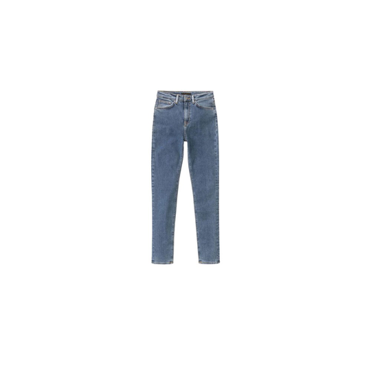 Nudie Jeans - Skinny Jeans - Blå - Dam - Storlek: W24,W26,W25