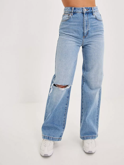 Abrand Jeans - High waisted jeans - Mid Blue - A 94 High & Wide Ale - Jeans