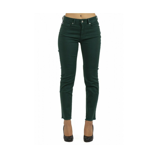 Love Moschino - Skinny Jeans - Grön - Dam - Storlek: W26,W25,W29,W30,W27,W28