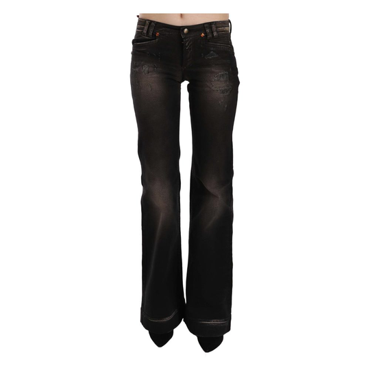 Just Cavalli - Flare Jeans - Brun - Dam - Storlek: W25