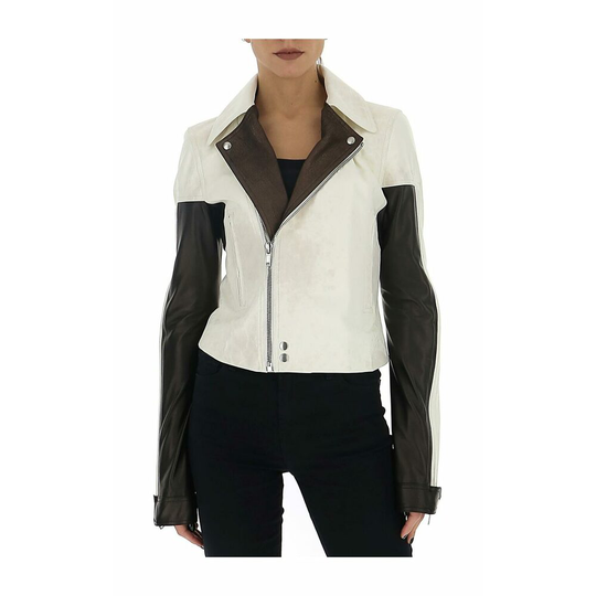 Rick Owens - Läderjackor - Vit - Dam - Storlek: S
