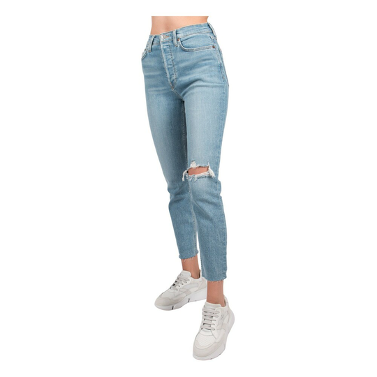 Re/Done - Jeans - Blå - Dam - Storlek: W29,W25,W30,W28