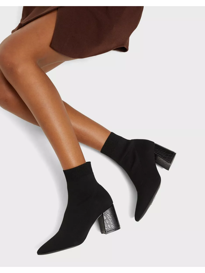 NLY Shoes Slip In Ankle Boot Stövletter Svart