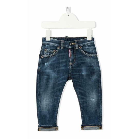 Dsquared2 - Jeans - Blå - Pojke - Storlek: 74 Cm,98 Cm,92 Cm,80 CM