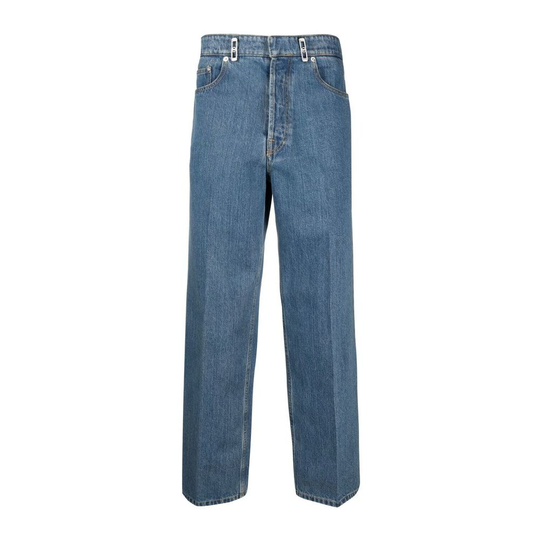 Lanvin - Baggy Jeans - Blå - Herr - Storlek: W31